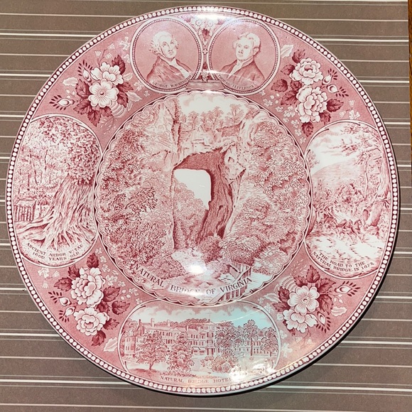 Vintage Picturesque Natural Bridge Virginia plate - Picture 1 of 14